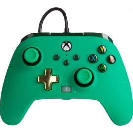 Mando con Cable Mejorado Power A Verde Xbox Series X/One y PC