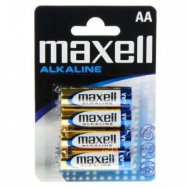 Pack de 4 Pilas Alkalinas Maxell AA