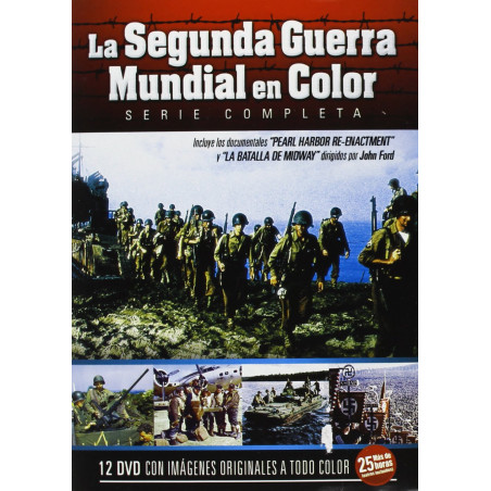 La Segunda Guerra Mundial en Color 12 Discos Serie Completa DVD