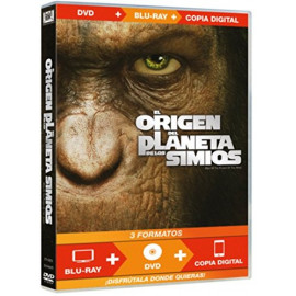 El Origen del Planeta de los Simios DVD + BluRay (SP)