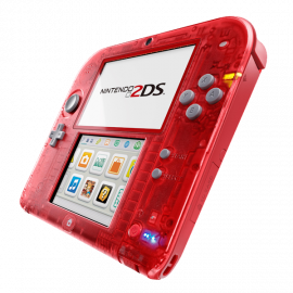 Nintendo 2DS Rojo Transparente Omega Rubi