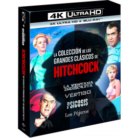 La Coleccion de Grandes Clasicos de Hitchcock 4K + BluRay (SP)