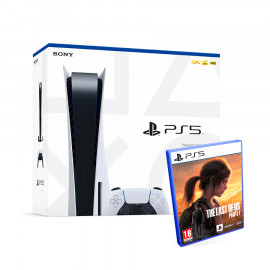 Pack PS5 Blanca con Lector + Last of Us Parte I