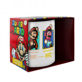 Taza de Ceramica Super Mario Cronologia