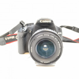 Camara Reflex Canon EOS Rebel T1i/500D 18,7 MP + 18-55mm Negra