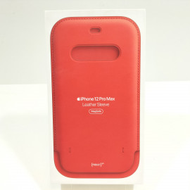Apple Funda Integral de Piel con MagSafe Para iPhone 12 Pro Max Cuero Rojo N