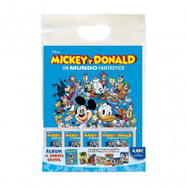 Pack Lanzamiento Album + 4 Sobres Mickey y Donald Panini