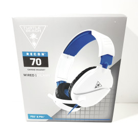 Headset Gaming Turtle Beach Recon 70P Blanco Azul PS4