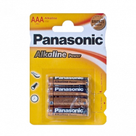 Pack 4 Pilas Alcalinas Panasonic AAA