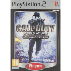 Call of Duty World at War Final Fronts Platinum PS2 (SP)