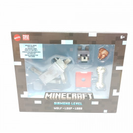 Figura Wolf Diamond Level Minecraft 14cm