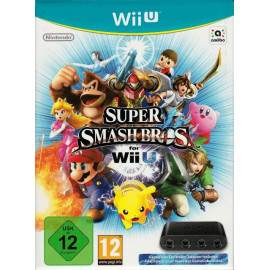 Super Smash Bros + Adaptador Mandos Gamecube Wii U (SP)