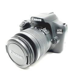 Camara Reflex Canon EOS 1300D 18 MP Negra + EF-S 18-55mm III