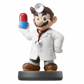 Figura Amiibo Dr. Mario Serie Super Smash Bros