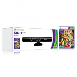 Kinect Xbox360 + Cable AC Fat/Slim Negro+ Kinect Adventures Xbox360