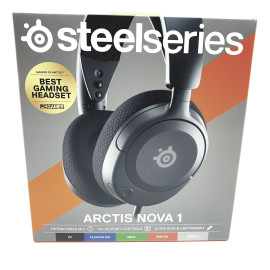 Headset SteelSeries Arctis Nova 1 PC/PS5/PS4/XboxOne/Switch Negros