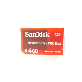 Tarjeta de Memoria Memory Stick Pro Duo 4GB Sandisk