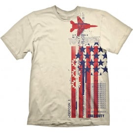 Camiseta Call of Duty Top Secret Crema Talla S