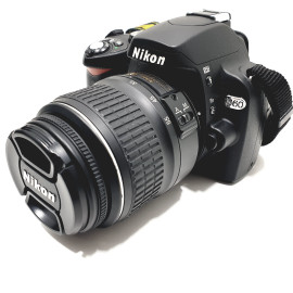 Camara Reflex Nikon D60 Negra 10,2 MP + 18-55 mm