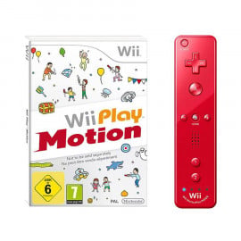 Mando Remote Plus Rojo + Wii Play Motion Wii (SP)