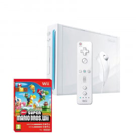 Pack: Wii + Wiimote & Nunchuk + New Super Mario Bros