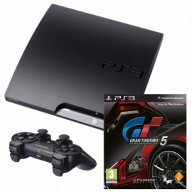 Pack: PS3 Slim 320 GB + Dual Shock 3 + Gran Turismo 5 B