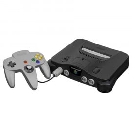 Pack: Nintendo 64 Negra + Mando Original Gris