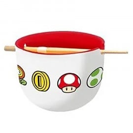Cuenco Ramen con Palillos Super Mario Stor