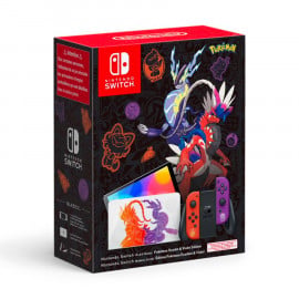 Nintendo Switch Modelo OLED Edicion Pokemon Escarlata/ Purpura + JoyCons