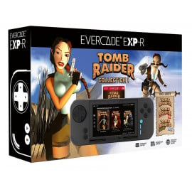 Consola Evercade EXP-R Neon Retro + Tomb Raider Collection 1