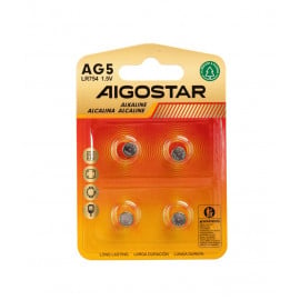 Pila de Boton AG5 LR754 de 1,5V 4 Unidades Aigostar