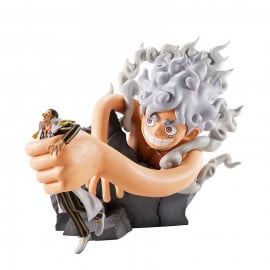 Figura Ichibansho One Piece Monkey D Luffy Gear 5 Vs Borsalino Burst of Energy Banpresto