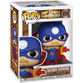 Reacondicionado: Figura Funko POP Marvel Infinity Warps Soldier Supreme