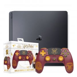 Pack: PS4 Slim Negra 500GB + Mando Inalambrico Harry Potter Gryffindor