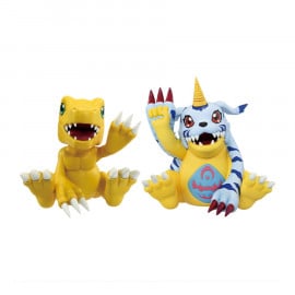 Figura Ichibansho Digimon Adventure Agumon & Gabumon Clash of Light and Darkness Banpresto