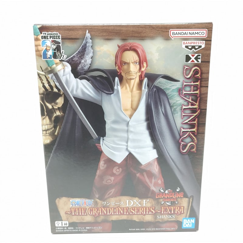 Figurine One Piece Shanks - Banpresto DXF Grandline Series - 17 Cm