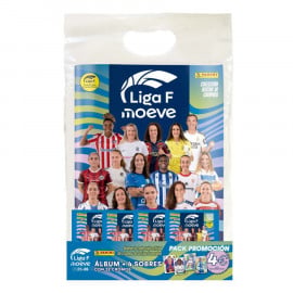 Starter Pack Album + 4 Sobres Cromos Liga Femenina 2025-26 Panini
