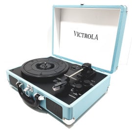 Tocadiscos Portatil con Bluetooth Victrola Journey Azul