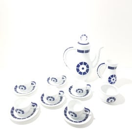 Sargadelos Juego de Cafe 6 Servicios Coroa