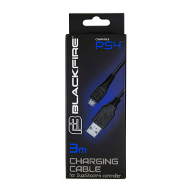 Cable BlackFire USB-MicroUsb 3M PS4