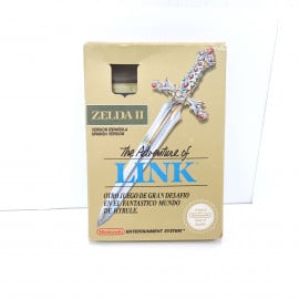 Zelda II The Adventure of Link Cartucho Dorado NES (SP)