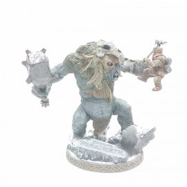 Figura El Señor de los Anillos Guerra del Norte Troll de las Nieves con Gimli