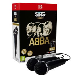 Carátula de Lets Sing ABBA + 2 Micros para Switch 2 (edición PAL España)