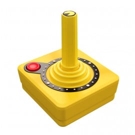 Joystick Inalambrico Atari CX40+ Edicion Pac-Man Amarillo