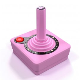 Joystick Inalambrico Atari CX40+ Edicion Pac-Man Rosa