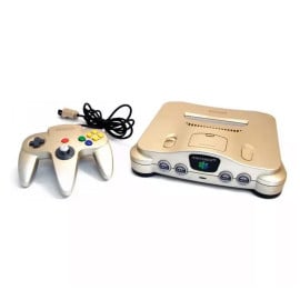 Nintendo 64 Gold NTSC + Mando