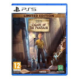 Carátula de TinTin Reporter Los Cigarros del Faraon Limited Edition PS5 (Import) para PS5 (edición PAL España)