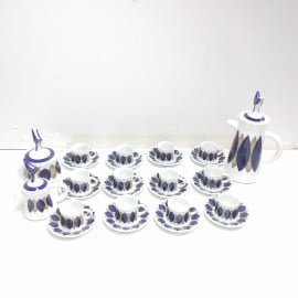 Sargadelos Juego de Cafe 12 Servicios Follas