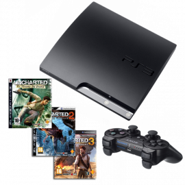 Pack: PS3 Slim 160GB Uncharted B