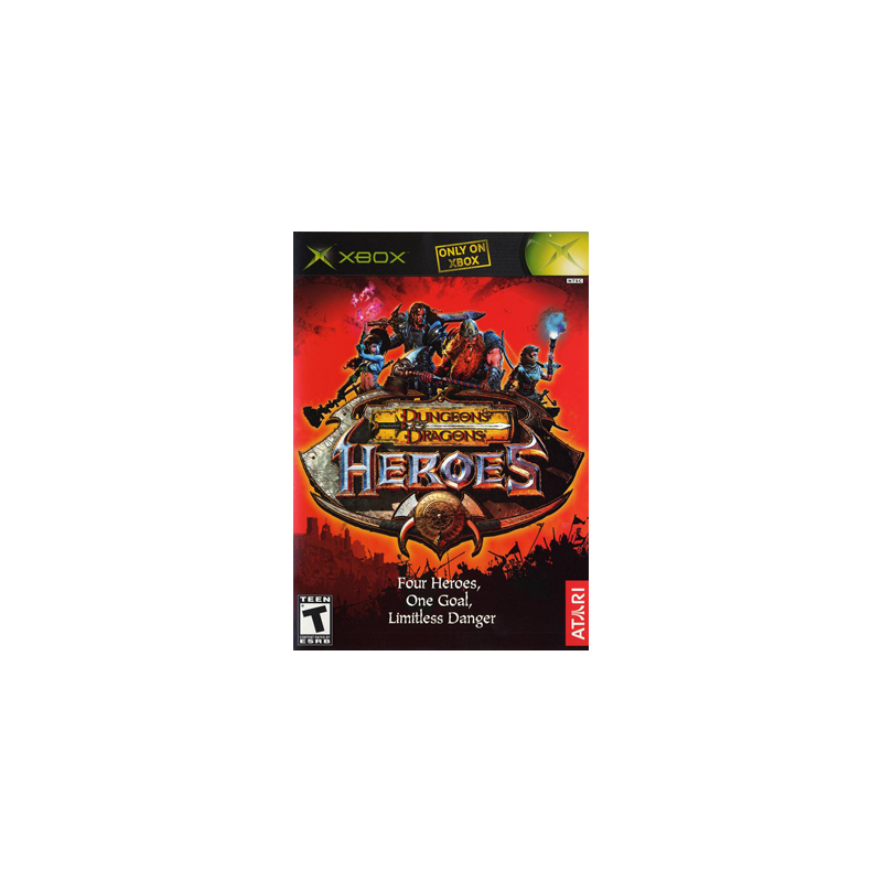 Jeu Xbox Dungeons & Dragons: Heroes - Version PAL FR Complète, Bon état Général